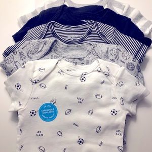 12 Month-Old Boy NEW Onesie Bundle (5).